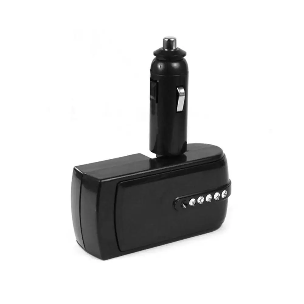 Новинка, зарядное устройство, черный, 2 USB+ двойной разъем, автомобильный прикуриватель, автомобильный разветвитель для мобильного телефона, автомобильное зарядное устройство