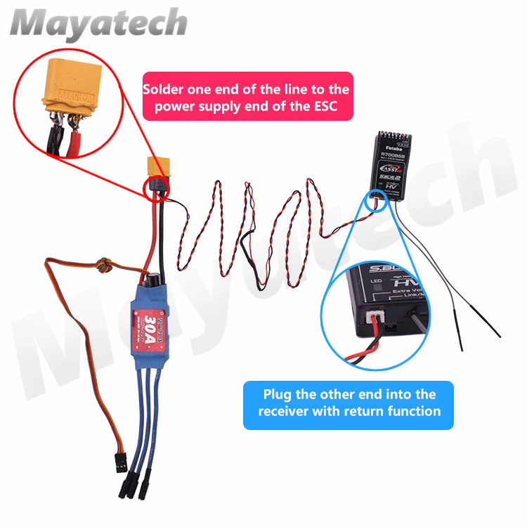 CA-RVIN-700电压传感线，电压回传线70V 焊接板