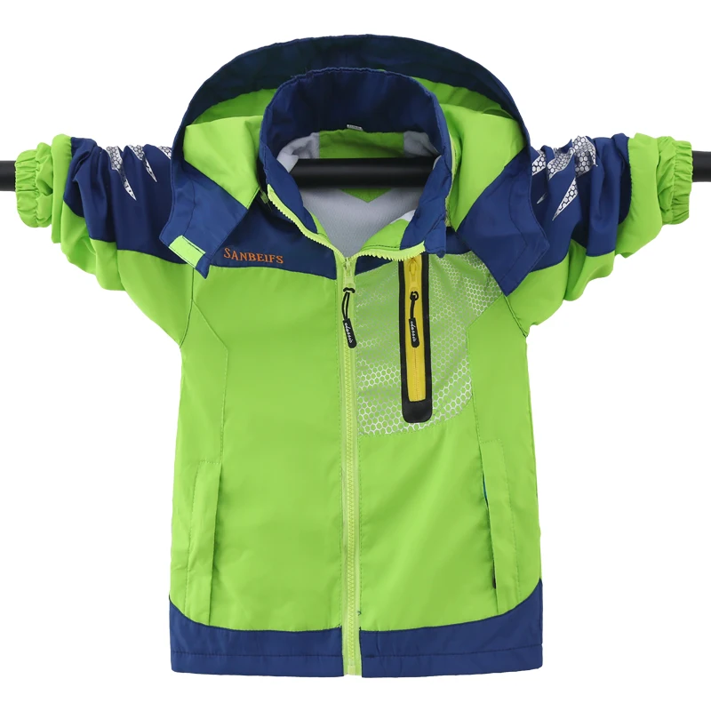 

Kids Clothes Children Outerwear Warm Polar Fleece Coat Hooded Waterproof Windproof Baby Boys Jackets For 3-12Y Autumn Winter