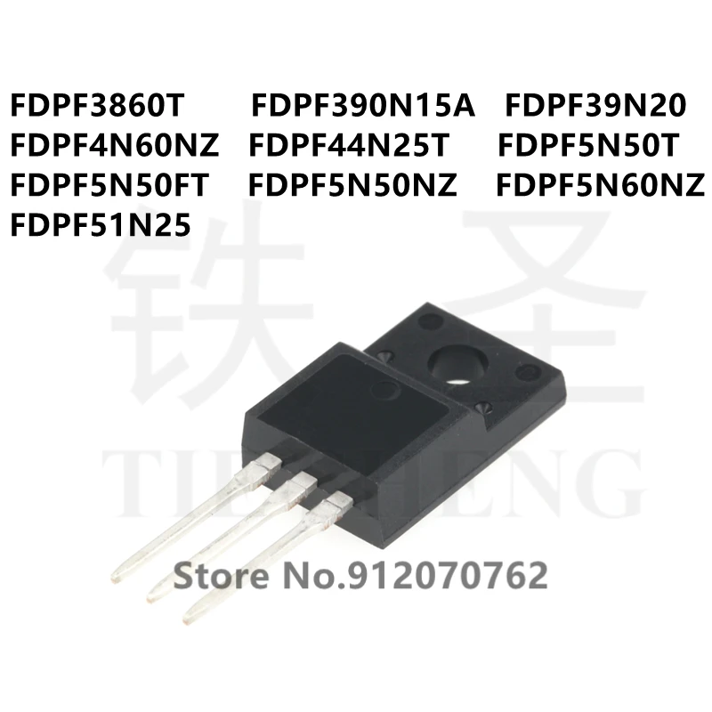 10 шт./лот FDPF3860T FDPF390N15A FDPF39N20 FDPF4N60NZ FDPF44N25T FDPF5N50T FDPF5N50FT FDPF5N50NZ FDPF5N60NZ FDPF51N25 | Электронные