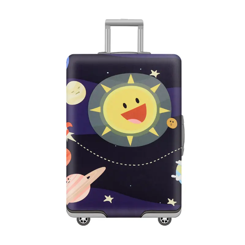 JATRAVEL с изображением из мультфильма Lucky Cat путешествия толстые эластичные Чемодан чемодан защитный чехол, относятся к 18-32 дюймов Чехол, аксессуары для путешествий - Цвет: 42