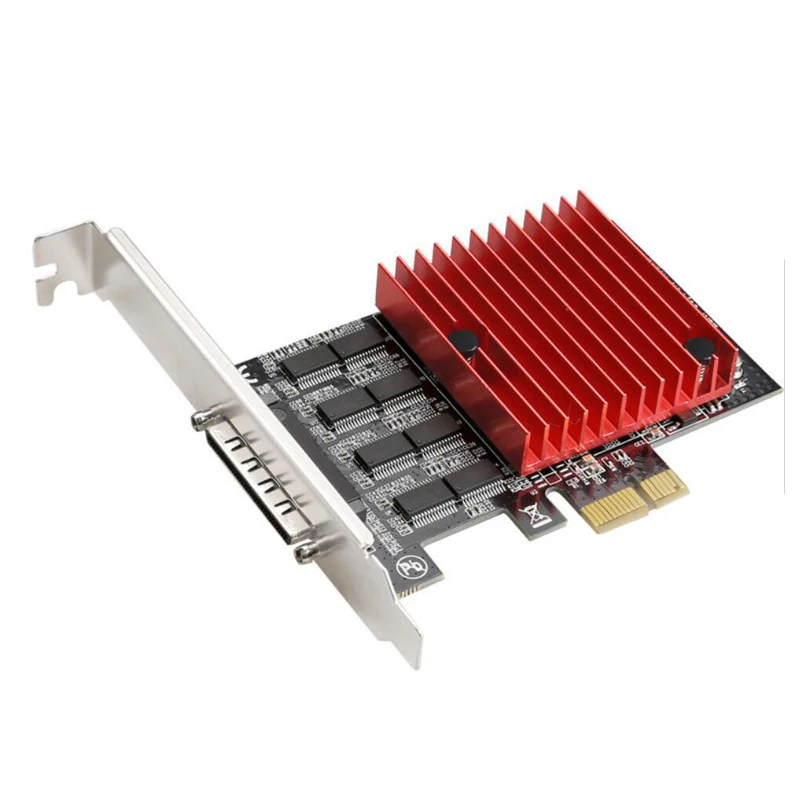 8 портов PCIE к DB9 RS232 последовательный порт к PCIE riser Card последовательный контроллер карты PCI-E Express удлинитель адаптер конвертер