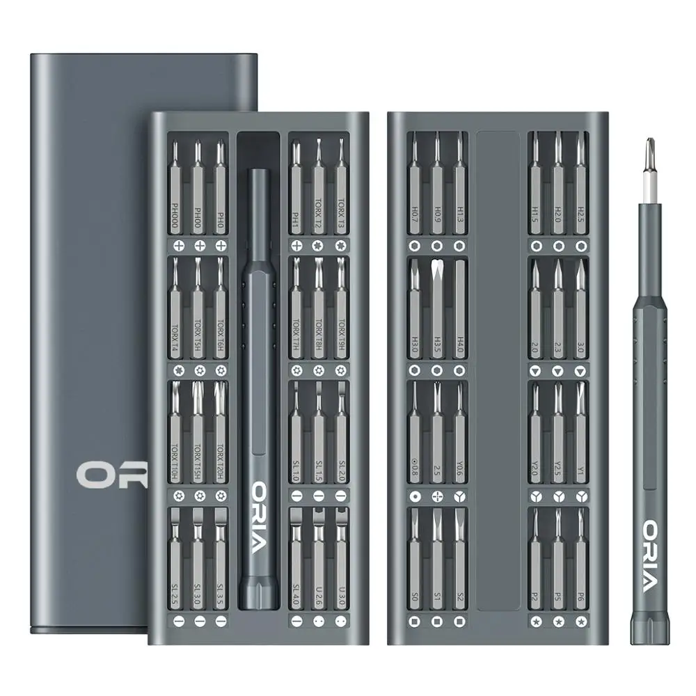 

ORIA Precision Screwdriver Bit Set 49-in-1 S2 Steel Magnetic Screwdriver Kit For Phones Game Tablet PC Electronics Repair Tool