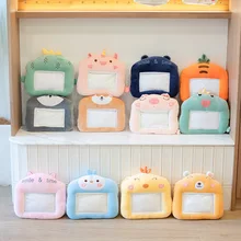 Sac Transparent en peluche pour téléphone portable, jouet, chauffe main, oreiller en peluche, mignon, nouveau, hiver, Kawaii