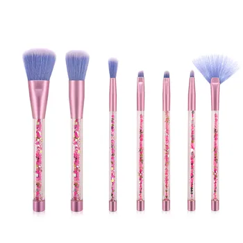 

7pcs/set makeup brush Red professional unique handle NOT LIQUID For eyeshadow foundation brush brochas de maquillaje T07079