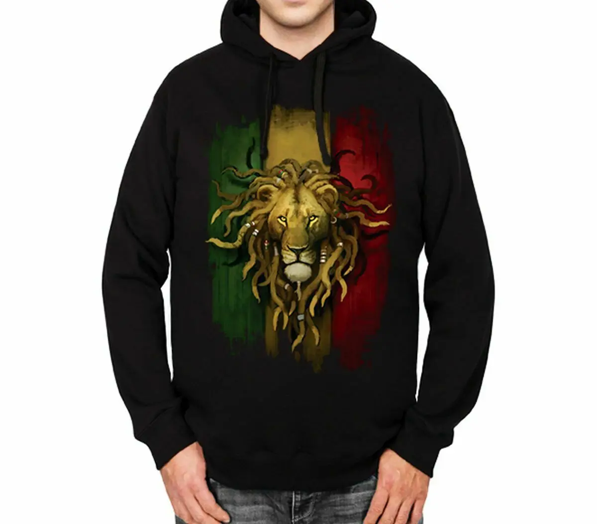 lion face hoodie