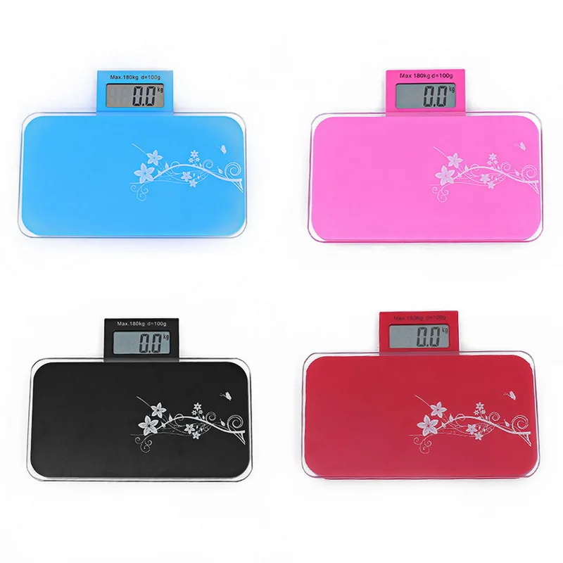 Digital Bathroom Scale Body Weigh Scale with High Precision Weighing Sensors Capacity 180KG Electronics Floor Balance Scale