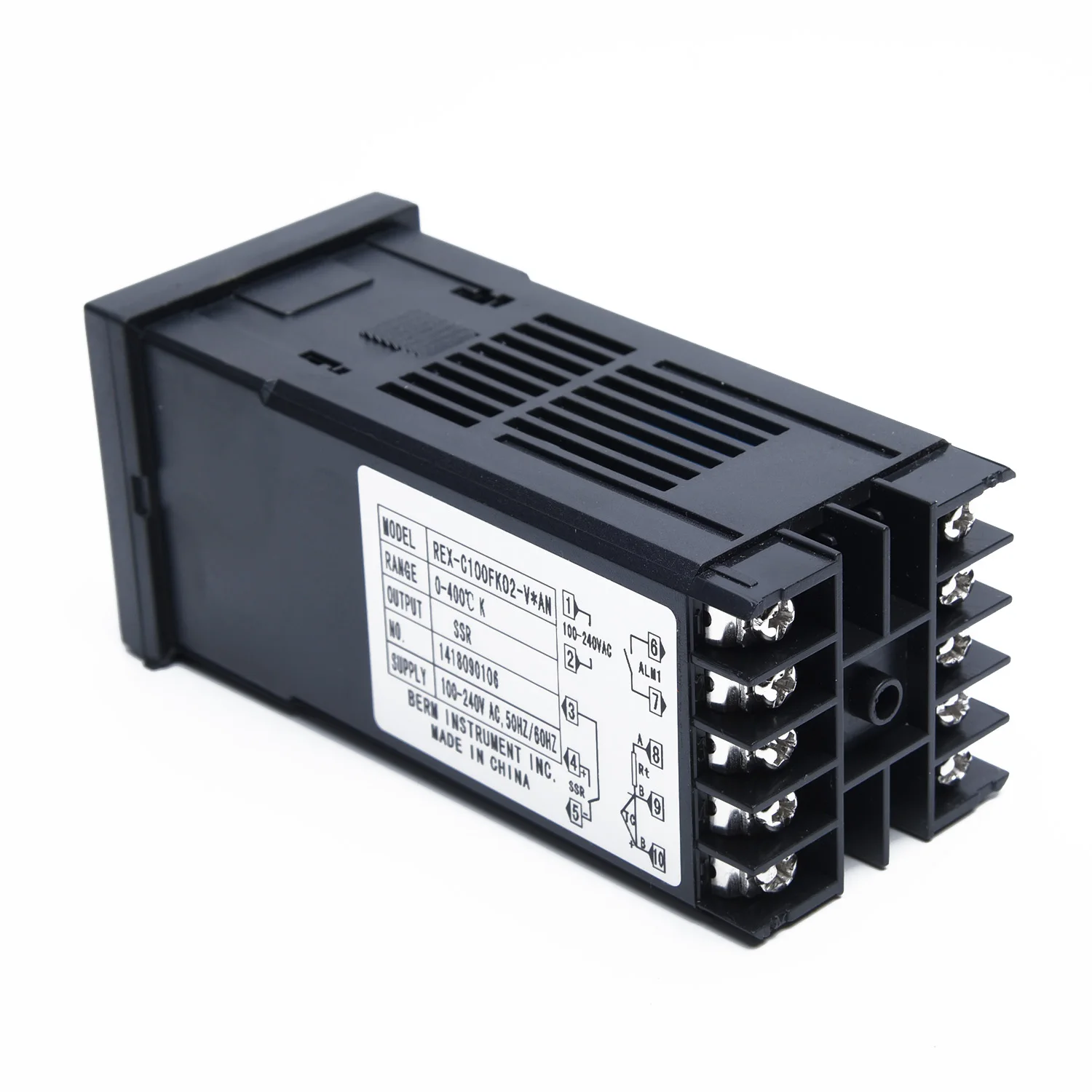 PID цифровой REX-C100 регулятор температуры+ max.40A SSR K термопара прочный