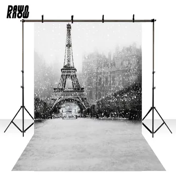 

DAWNKNOW Tower Winter Vinyl Photography Background For Newborn Tree Photo Shoot Backdrop For Wedding Photo Studio S1996