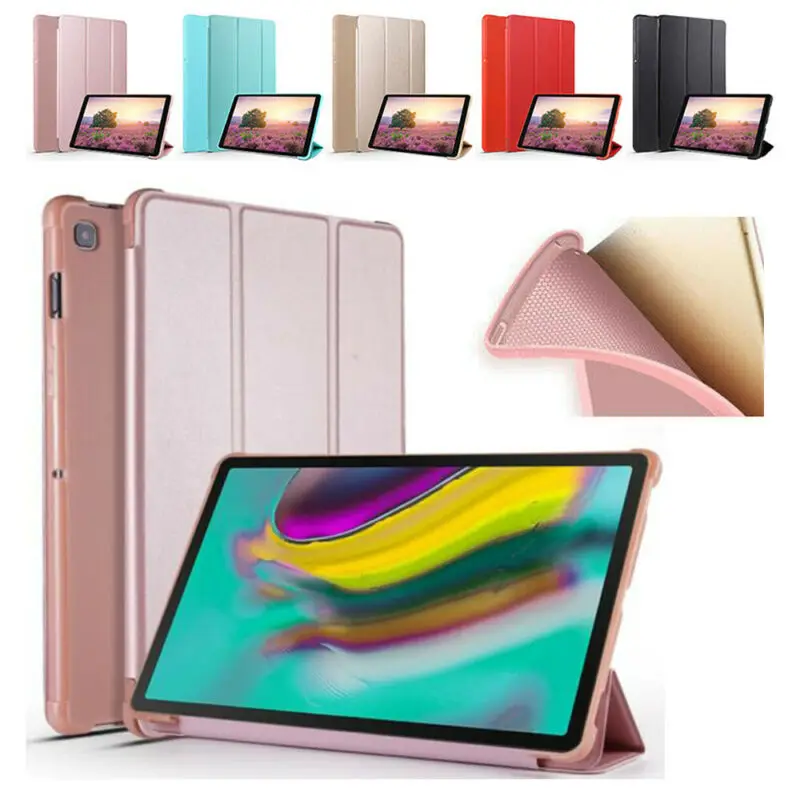 

PU Leather Flip Stand Cover For Samsung Galaxy Tab A A6 10.1 2016 T580 T585 SM-T585 T580N Case Tri-Fold Lightweight Tablet Case