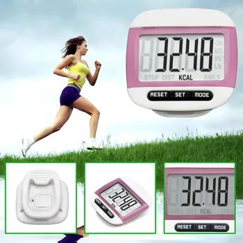 

Lcd Digital Step Pedometer Walking Calorie Counter Distance Run Belt Clip Display Fitness Gauge Step Digital Distance Counter d3