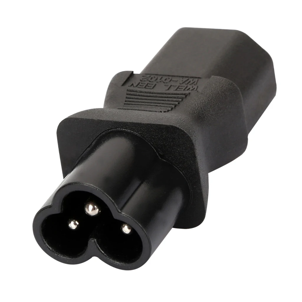 IEC 320 C13 To C6 3Pin Female Male Power Adapter | Компьютеры и офис