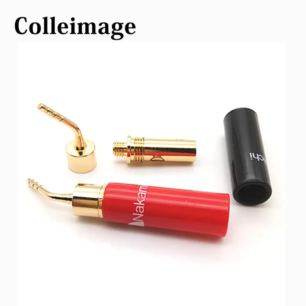 機能付き金メッキバナナプラグ,hifi,2mm,電話コード付き,樹脂製 AliExpress