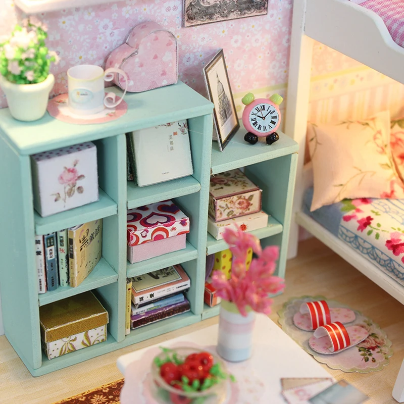 Новинка миниатюрный кукольный домик Roombox сделай сам с мебелью детский подарок на