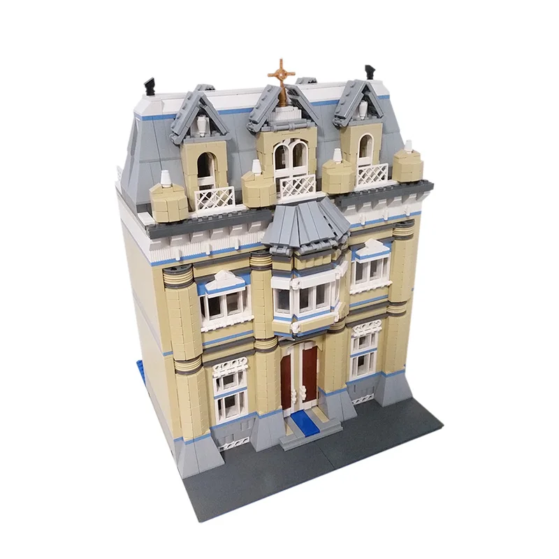 Модульная школьная башня MOC мост Альтернативная модель конструктор сделай сам