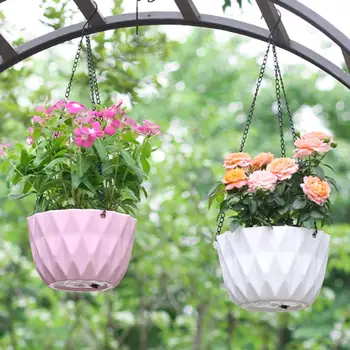 

Hanging Plant Pots Flower Baskets Self Watering Wall Garden Plant Pot Garden Planters Hanging Baskets Home Decoration