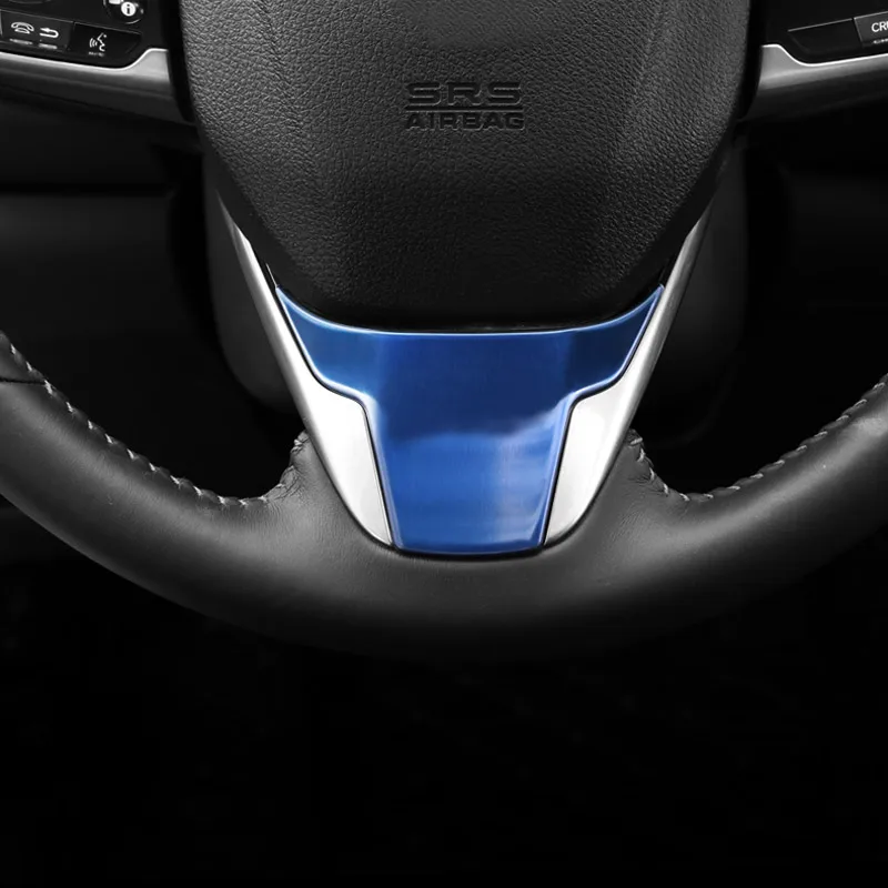 Для Honda crv CR-V декоративные наклейки на руль CRV Модифицированная нержавеющая сталь блестки interio