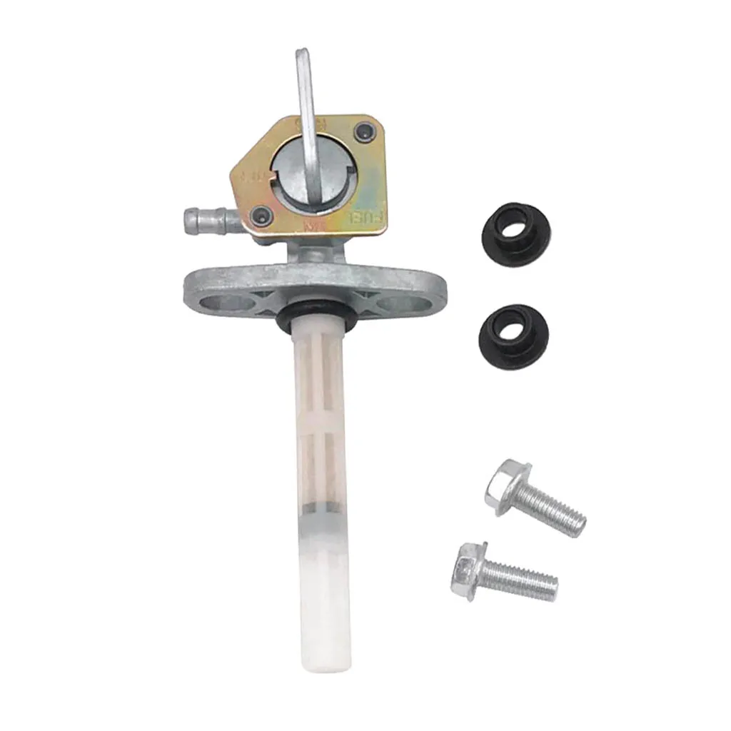Fuel Petcock Valve Gas Tank Switch + Twp Screws Perfect for Honda TRX350 XR100 CRF250