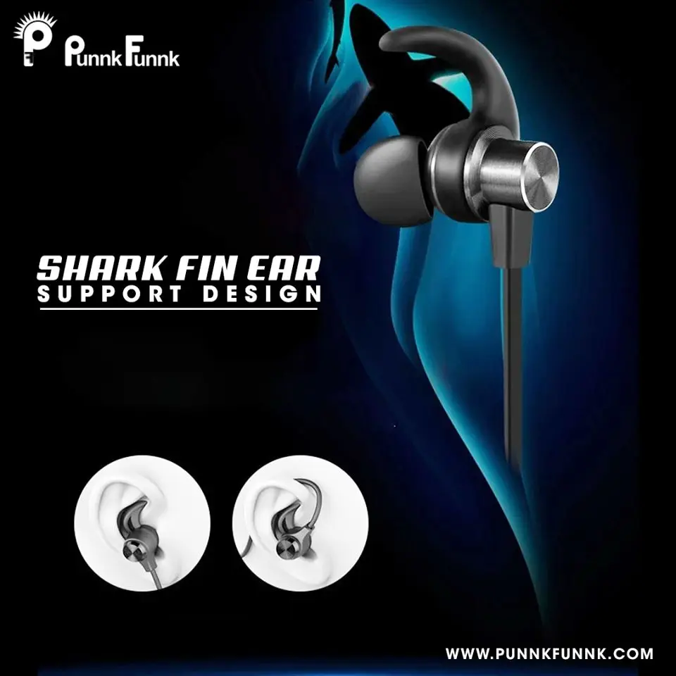 Беспроводные наушники PunnkFunnk Bluetooth 5 0 встроенный MP3 плеер Matel Magentic 3D стерео