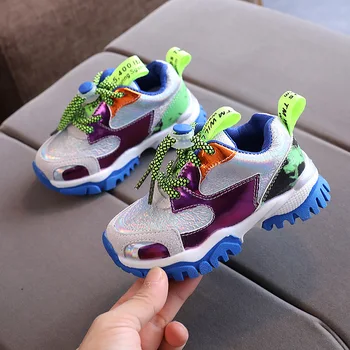 

New Autumn Kids Shoes Breathable Boys Girls Sport Shoes Children Casual Sneakers Baby Running Shoes Mesh Canvas Shoes