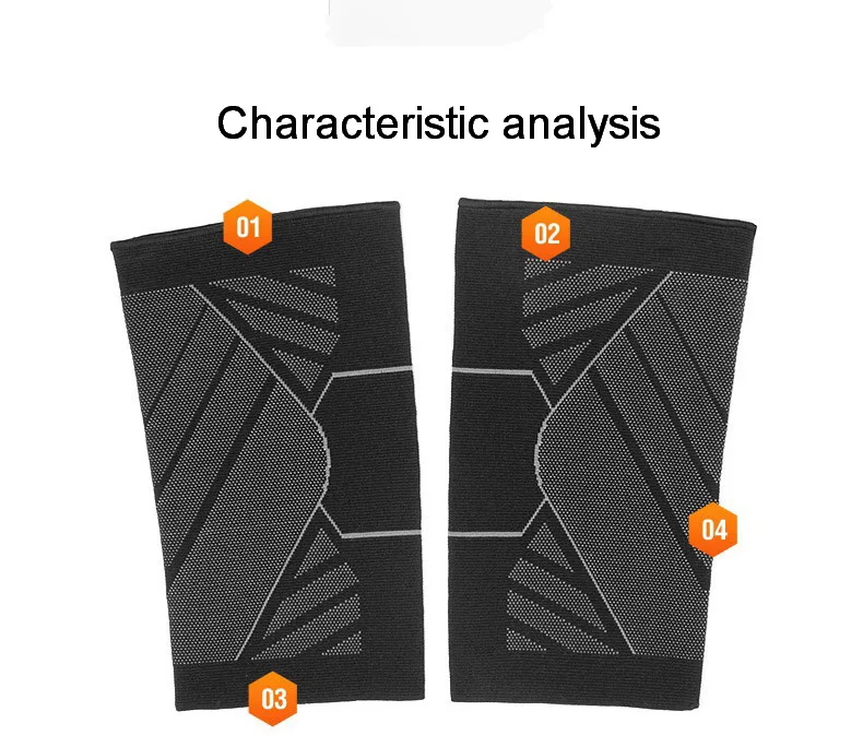 2 шт. бесшовные трикотажные фитнес компрессионные наколенники для баскетбола эластичный нейлоновый спортивный наколенник поддерживающие рукава наколенники