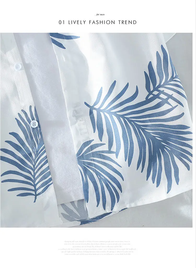Mens Shirt Cool Tropical Pineapple Printed Casual Turn Down Collar Short Sleeve Shirts white short sleeve button up