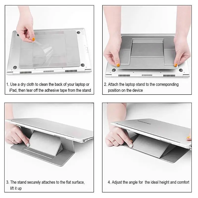 Ультратонкий складной планшет ноутбук ПК подставка для Macbook/iPad Настольный держатель