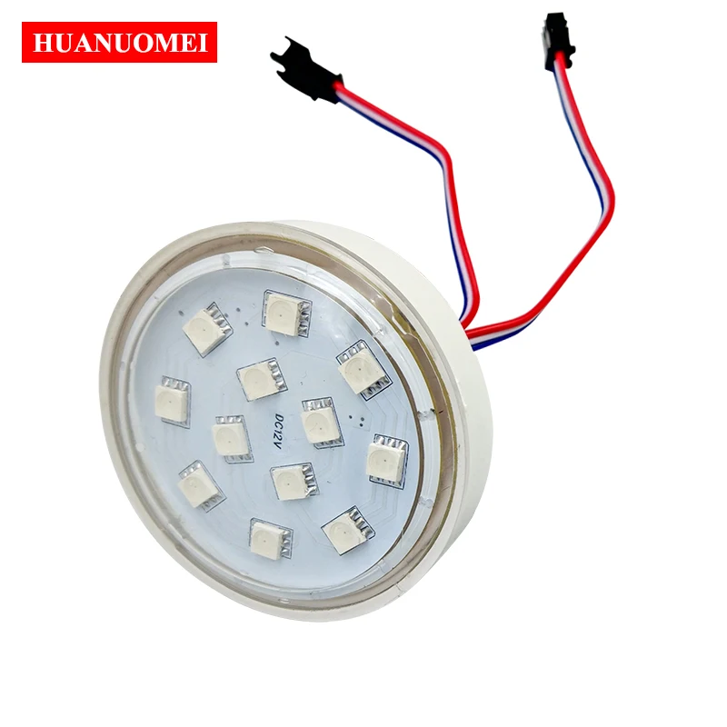 Пиксельный Светодиодный модуль RGB dc 12/24 В 60 мм 9/12/18 светодиодов s UCS1903 5050 SMD