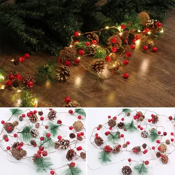 

LED String Light Christmas Garland Fairy LED Ball Light Lanterns Xmas Outdoor Wedding Party Decor Battery Powe