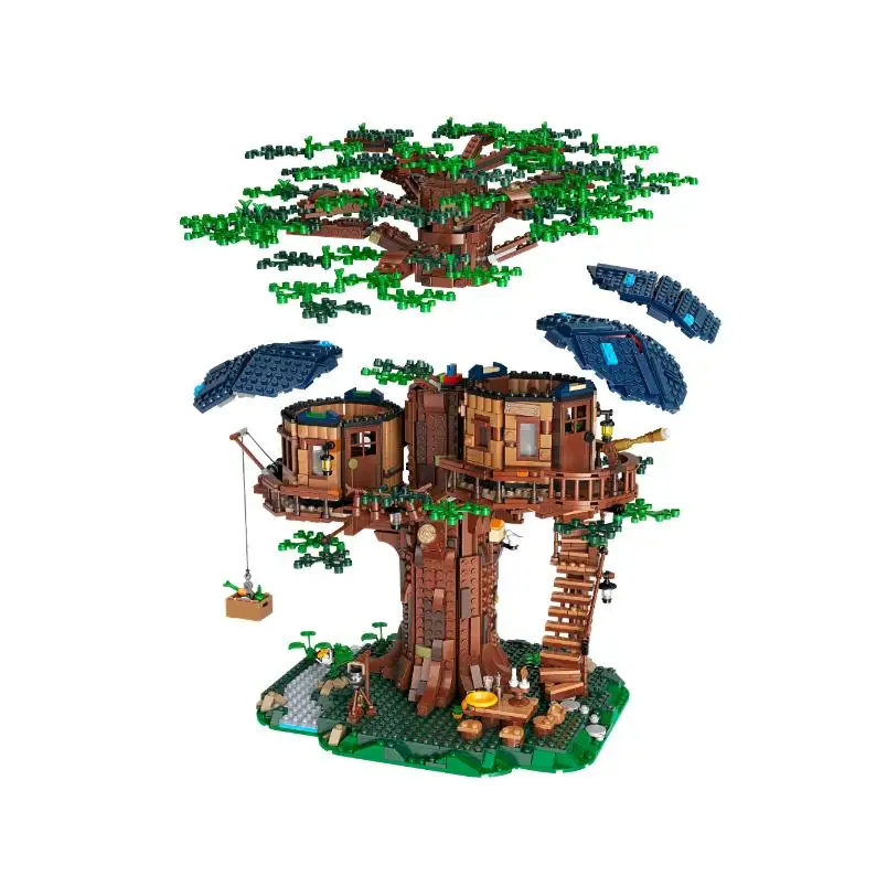 3117Pcs Tree House Model Building Blocks Birthday Gifts Toys birthday gift for Kids Children Compatible 21318 Ideas Bricks | Игрушки и