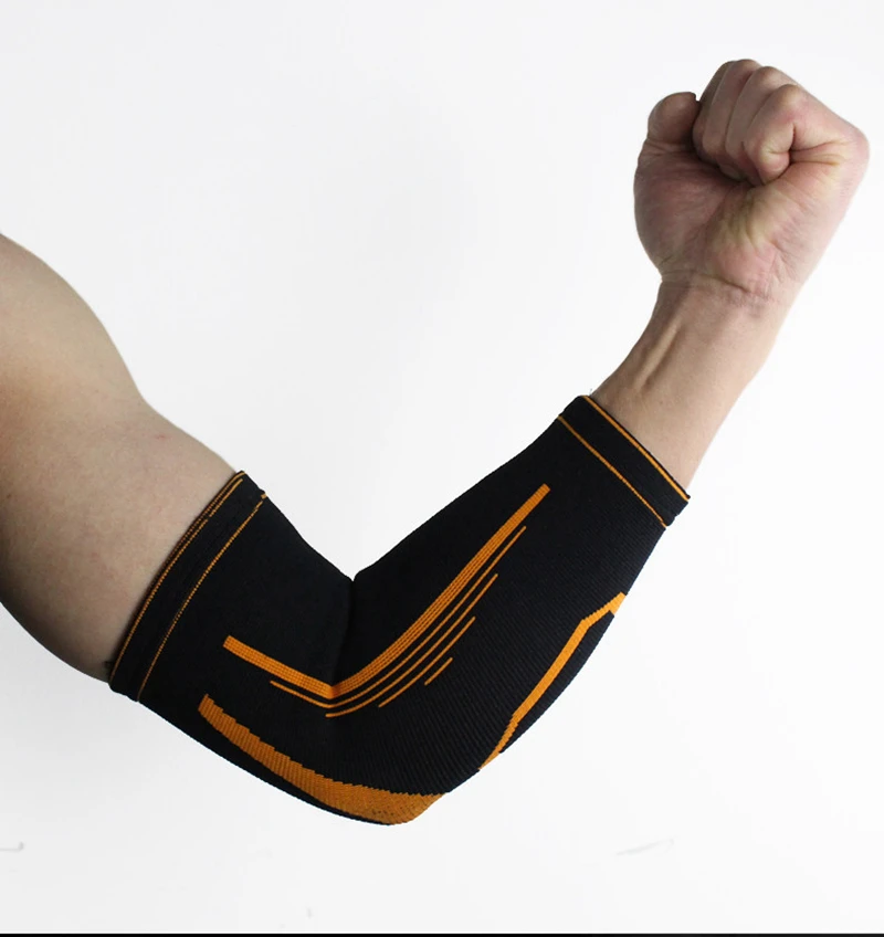 1 PC Compression Elbow Support Pads Elastic Brace for Men Women Basketball Volleyball Fitness Protector Arm Sleeves (6)