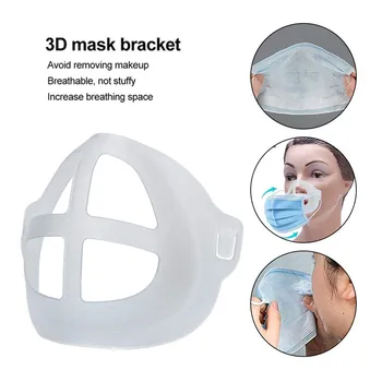 

10/20/50/100/500PCS/LOT Breathable Lipstick Protection Stand Breathable Breathing Space Increase Nose Protection 3D Mask Bracket