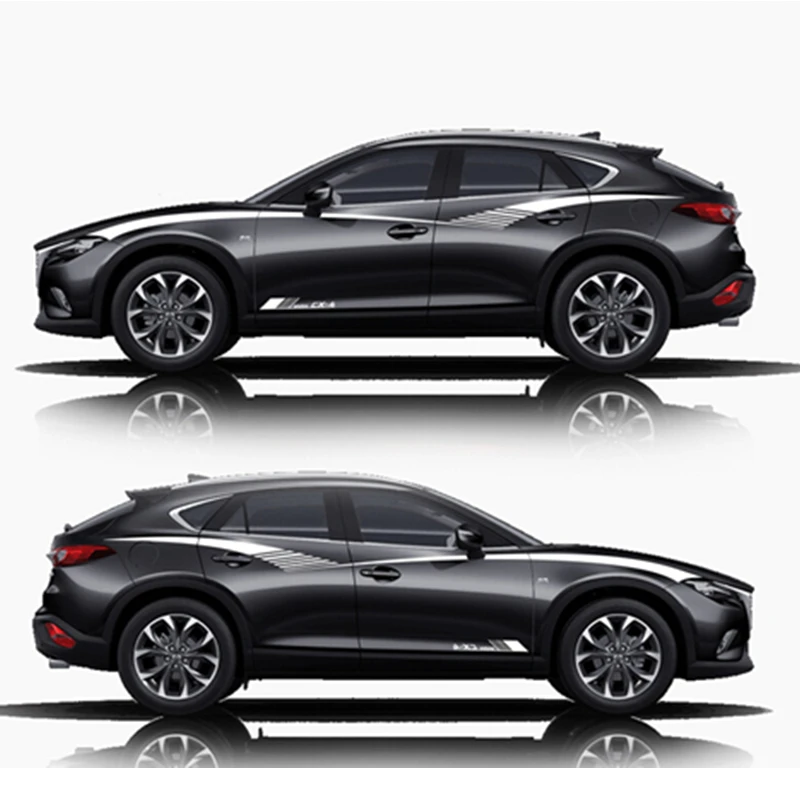 Спортивные полосы автомобиля стикеры s для Mazda CX-4 Mark Levinson гоночный Стайлинг Авто тела весь наклейка