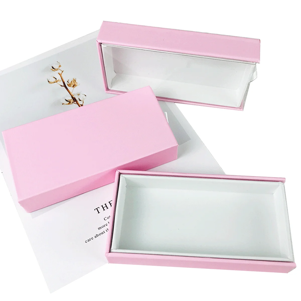 Fluffy Mink Lashes Packaging With Logo Wholesale Items For Boutique Eyelash Packaging Box Custom Logo 5