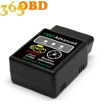 

HHOBD Chip 25K80 Version 1.5 ELM327 HH OBD Advanced OBDII OBD2 bluetooth adapter Mini ELM 327 Auto CAN Wireless Adapter Scanner