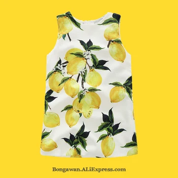 

Bongawan Girls Dresses O-neck Cotton Children Clothing 4-12 Years A-Line Casual Style Princess dress for Party and Windding