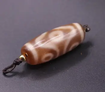 

AA++ Unique Pattern Energy Tibetan Old oily Agate 6 eye dZi Bead Amulet LKbrother Sauces Top Quality Garrantee