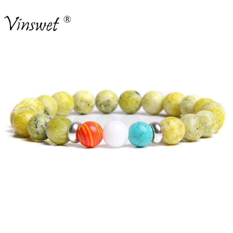 

Men Bracelet Natural Stone Beads Bracelets for Women Men Vintage Lava Differ Handmade Customized Bracelets Homme 2019 Gift