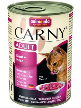 

ANIMONDA ANIMONDA CARNY ADULT RIND & HERZ for adult cats with beef and heart