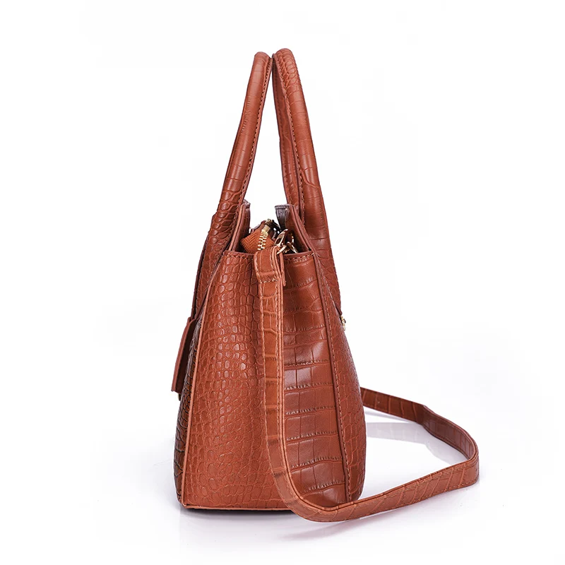 Gykaeo, роскошные сумки, женские сумки, дизайнерские, крокодиловый узор, сумка на плечо, женская, из искусственной кожи, Большая вместительная сумка