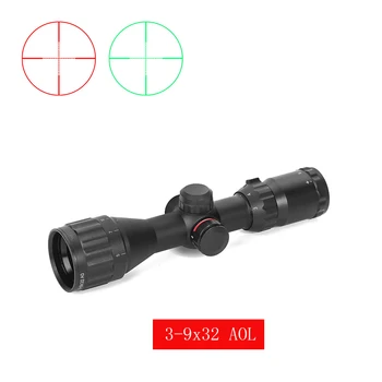

Rifle Scope Compact 3-9x32AO Hunting Scope Optics Sight 1/2 Half Mil Dot Reticle Riflescopes Locking Collimator Sight For Carbin