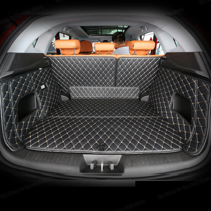 Кожаный коврик для багажника автомобиля lsrtw2017 грузовой вкладыш chery tiggo 7 2017 2018 2019