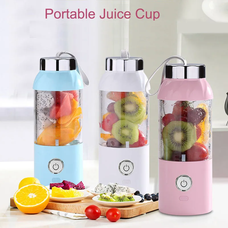 

Portable Multifunction Electric Juicer Blender-Cup 550ml USB Rechargeable Fruit Mixer Extractor Milkshake Juice Maker Machine