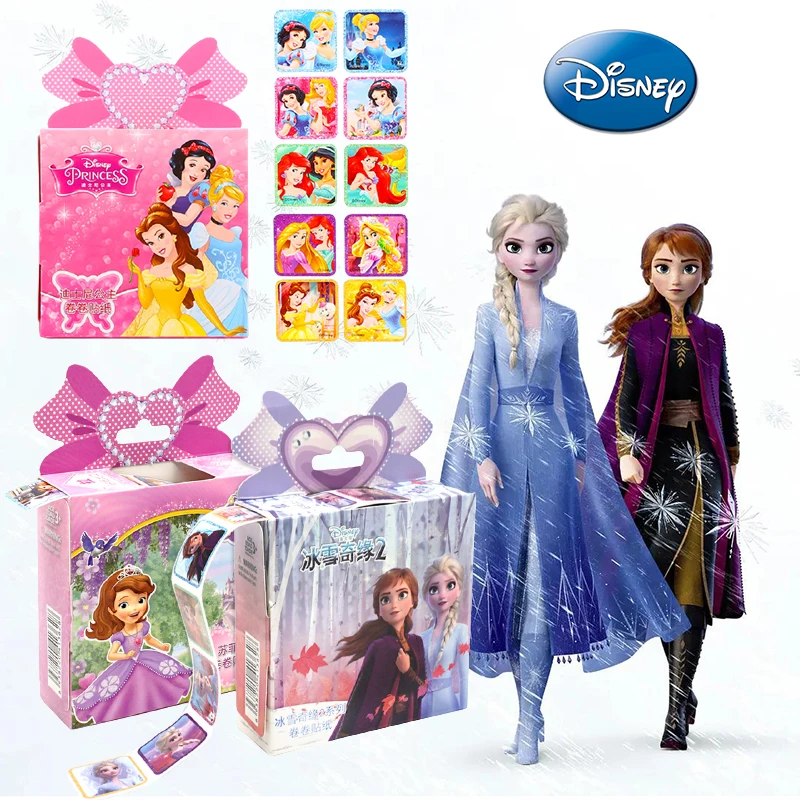 

Cartoon Disney Frozen 2 Elsa Anna Removable Reward Stickers Princess Sofia Scrapbooking For Kids Diary Notebook Decor Stickers