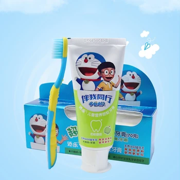 

All Natural Fluoride Free Kids Toothpaste Enamel Safe Toothpaste for Kids Toddler Baby Natural apple Flavor
