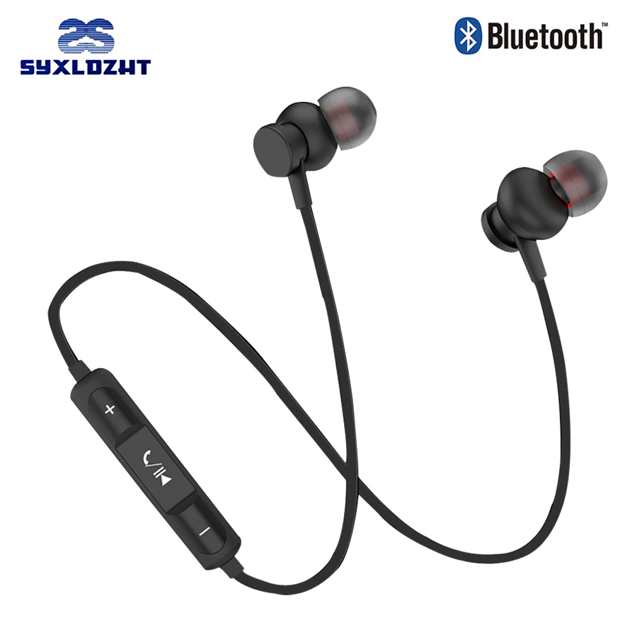 

Magnetic Bluetooth Earphones Wireless Earbuds Headset Sport Stereo Earphones with Mic for iPhone Samsung Xiaomi Phones