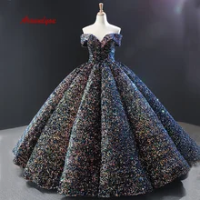 Роскошные бальные платья Пышное Бальное платье для выпускного вечера дебютантка Маскарад сладкий 16 платье vestidos de 15 anos