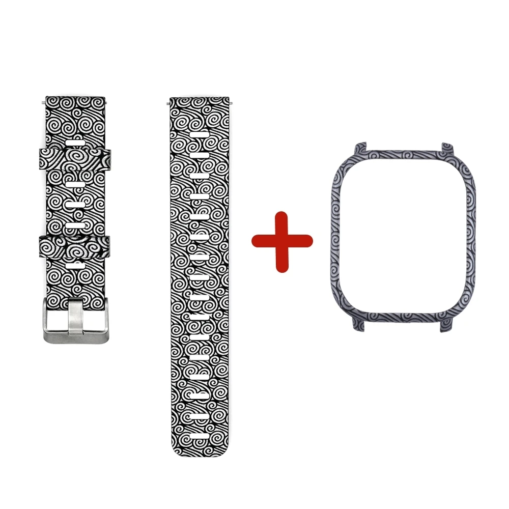 Package 11 FIFATA для Xiaomi Huami Amazfit GTS Smart Watch Band 20 мм ремешок+ чехол 2в1 для Amazfit GTS браслет защитный корпус - Цвет: Package 11