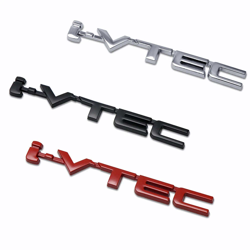 Автомобильный Стайлинг 3D металлический I-VTEC хромированный цинковый сплав