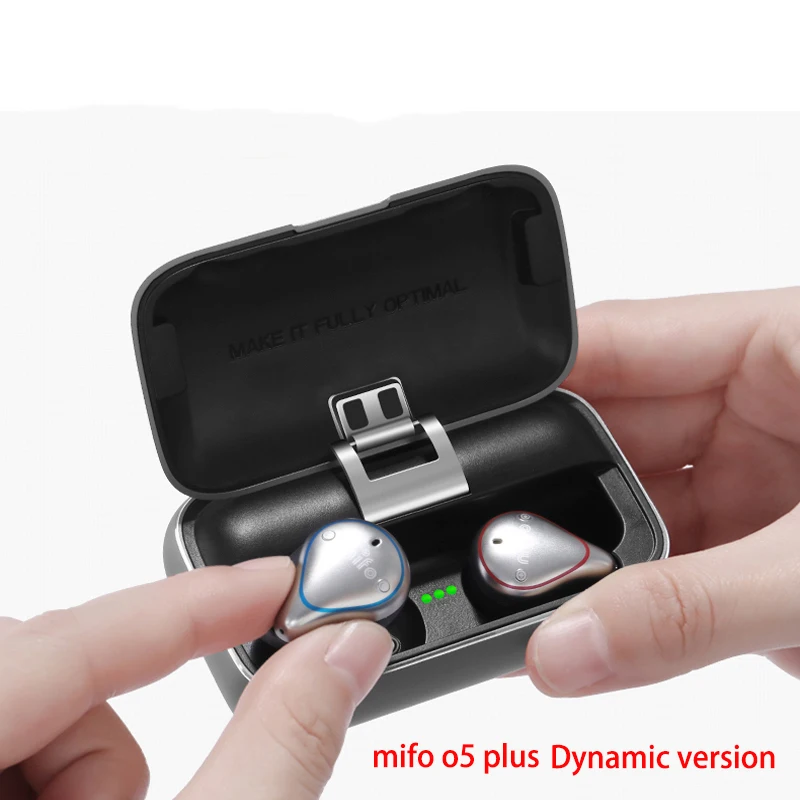 Mifo O5 plus, мини TWS, наушники, беспроводные, Bluetooth, наушники, водонепроницаемые, спортивные, HiFi, бас, стерео, шумоподавление, вкладыши - Цвет: Dynamic version